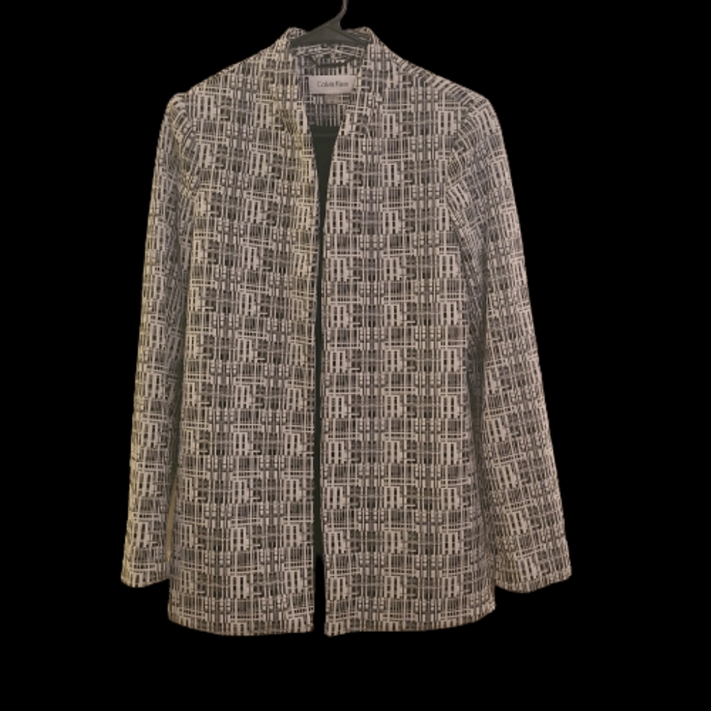 NEW Calvin Klein Womans Open Blazer